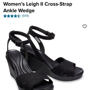 Women’s Leigh II Cross-Strap Ankle Wedge